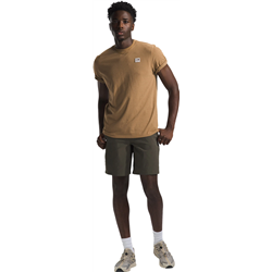 North Face M Short-Sleeve Heritage Patch Heathered T-shirt Utility Brown Heather THE NORTH FACE Tops