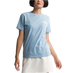 North Face W s/s box Nse Tee Steel Blue