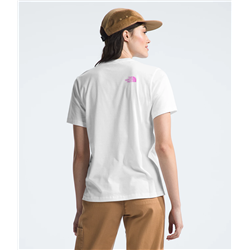 North Face W ss Places we Love Tee White/violet