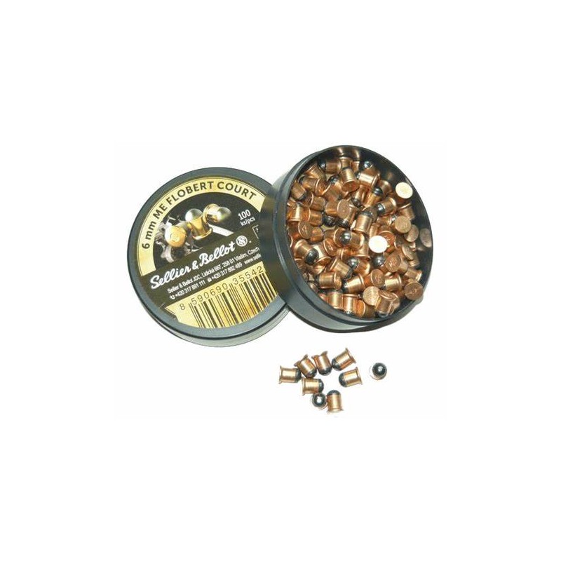 Sellier & Bellot 6mm Flobert court - Sellier & Bellot - sporteque.ca