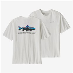 Patagonia M's Home Water Trout Org T-shirt White