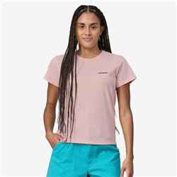 Patagonia W's P-6 Logo Respon Tee Outline Whisker Pink