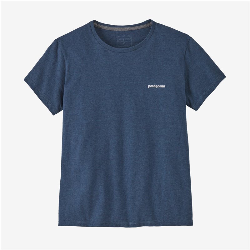 Patagonia W's P-6 logo Respon Tee Utility Blue Patagonia Tops