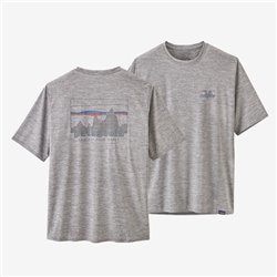 Patagonia M's cap Cool daily graphic shirt feather grey Patagonia Tops