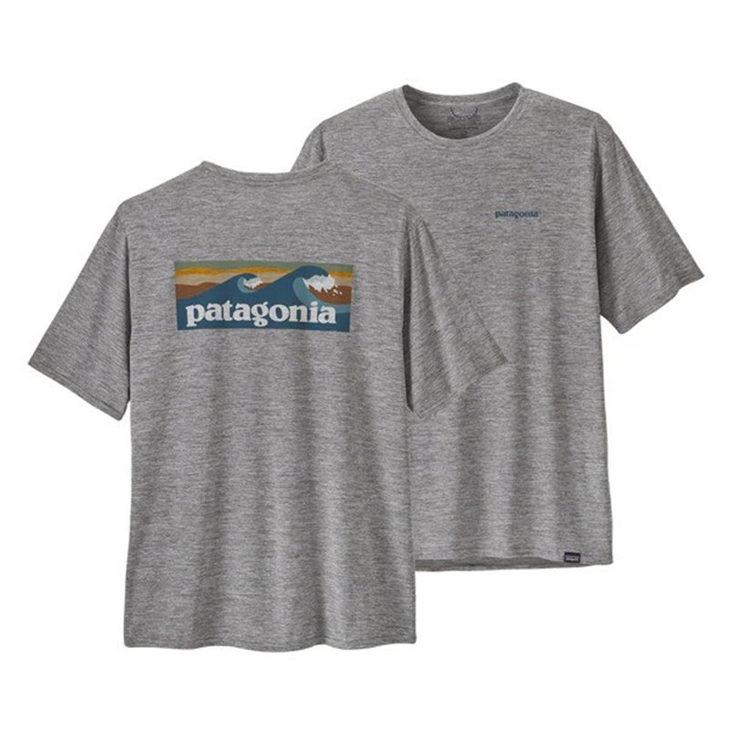 Patagonia M's Cap Cool Daily Graphic Shirt waters Grey