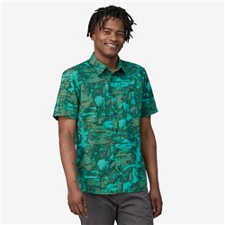 Patagonia M's Go To Shirt Conifer Green Patagonia Tops