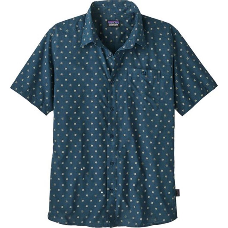 Patagonia M's Go To Shirt Sun Beams Lagom Blue