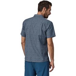 Patagonia M's Back Step Shirt Tiny Islands Utility Blue