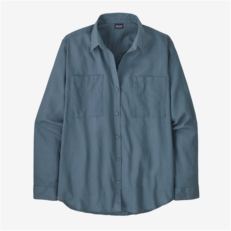 Patagonia W's Lw A/C Buttondown Utility Blue