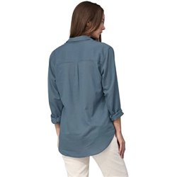 Patagonia W's Lw A/C Buttondown Utility Blue