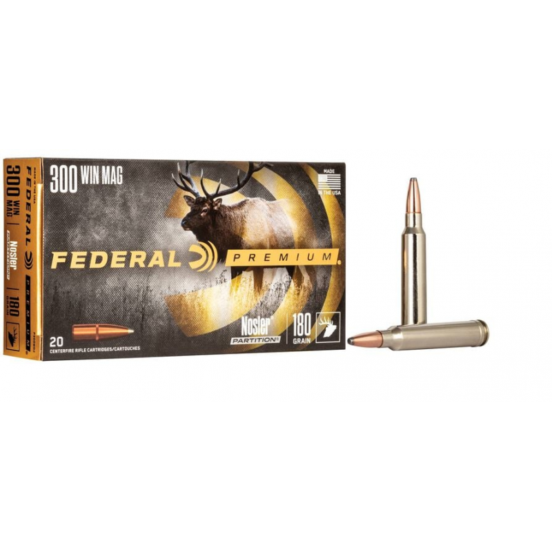 Federal Premium 300 Win Mag 180gr Partition Federal ( American Eagle) Federal