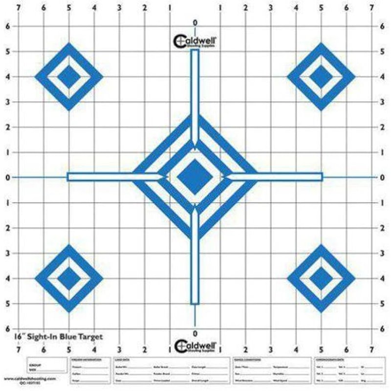 Caldwell Paper Target, 16" Sight In 10PK