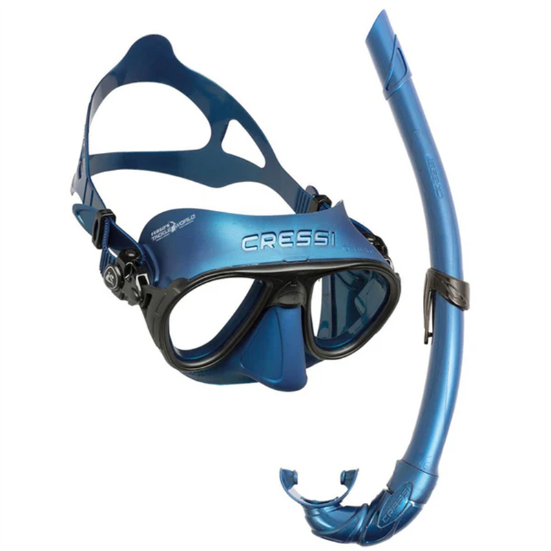 Cressi Calibro & Corsica Blue Metal Cressi Masks