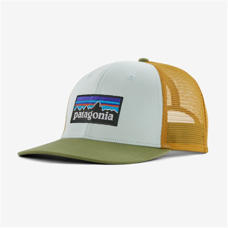 Patagonia P-6 logo Trucker Hat Wispy green - ALL Patagonia Chapeaux et casquettes