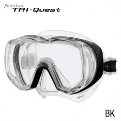 Tusa M3001 Mask Freedom Tri-Quest Black/Black Tusa Masks