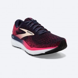 Brooks Ghost 16 Peacoat/Raspberry/Apricot Brooks Chaussures Femmes