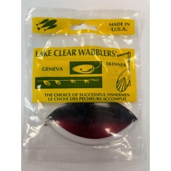 Lake Clear Wabbler No.1 Glow Raspberry black Lake Clear Wabbler Co Lake Clear Wabbler Co