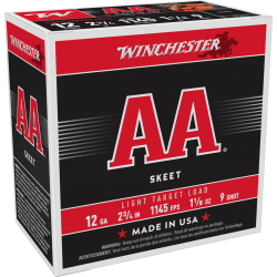 Winchester AA 12 Ga 1 1/8'' 9 Winchester Ammunition Target & Hunting Lead