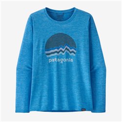 Patagonia W's L/S Cap Cool Daily Vessel Blue X-Drye