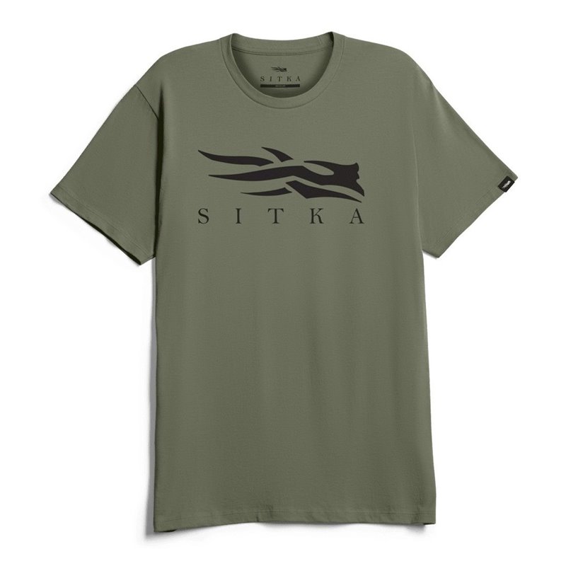 Sitka M's Icon Tee Olive Green