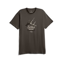 Sitka M's Whitetail Shed Tee Earth Sitka Tops