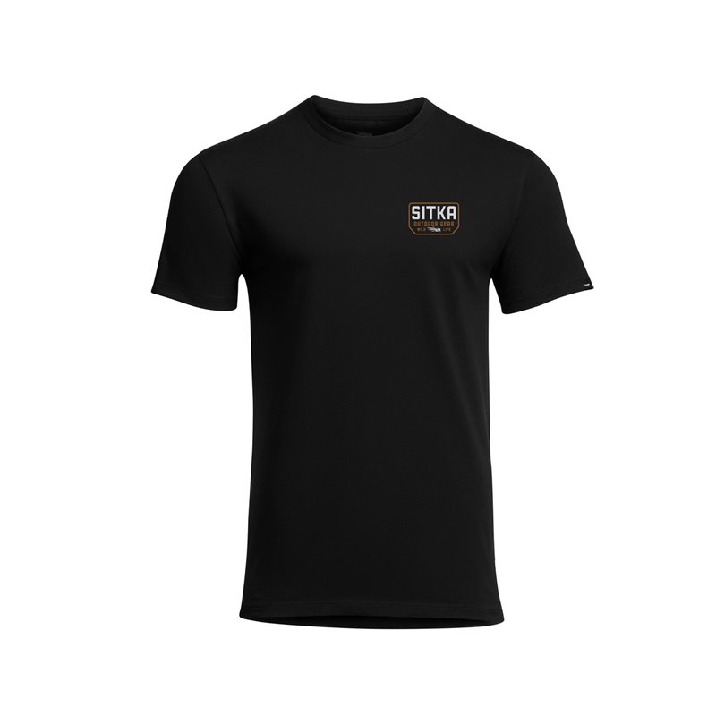 Sitka M's Wild Life Tee Sitka Black