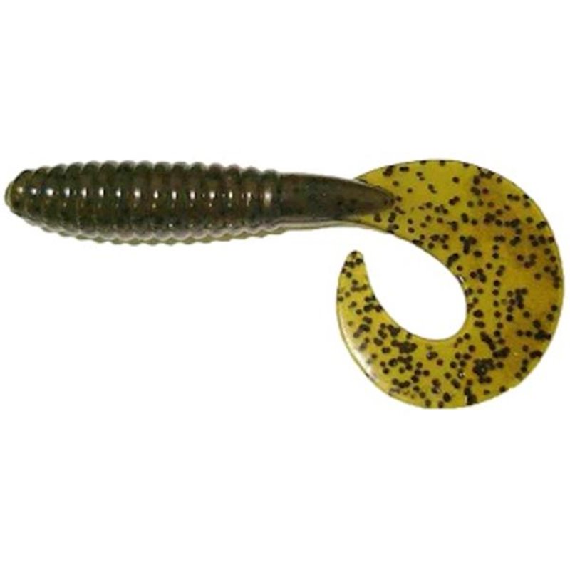 NXS Mega Grub 5 Green Pumkin NXS Jig & Soft Bait