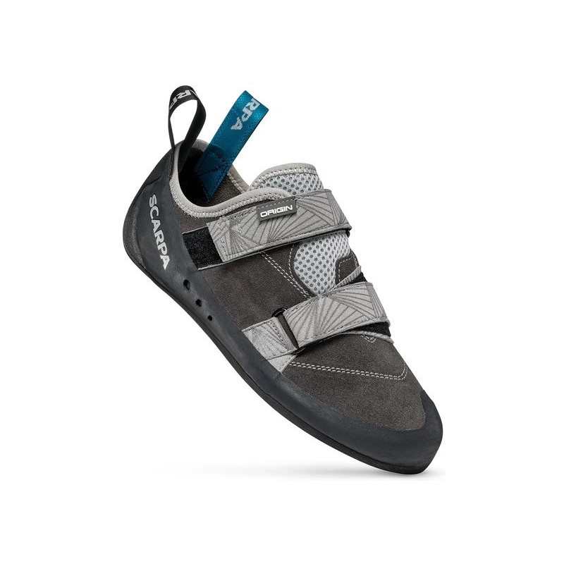 Scarpa ORIGIN soulier d'escalade unisex - gris/bleu Scarpa Souliers d'escalade