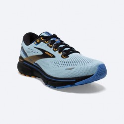 Brooks Ghost 15 Bleu/Noir/Jaune Brooks Chaussures Femmes