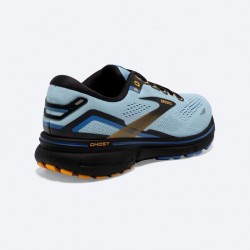 Brooks Ghost 15 Bleu/Noir/Jaune Brooks Chaussures Femmes