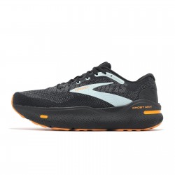 Brooks Ghost Max Black/Orange/Cloud Blue Brooks Souliers de course