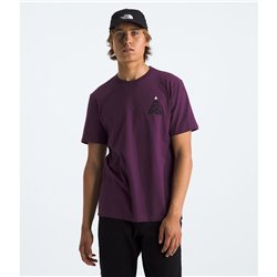 North Face M s/s Brand Proud Tee Black currant purple