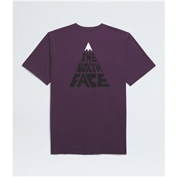 North Face M s/s Brand Proud Tee Black currant purple