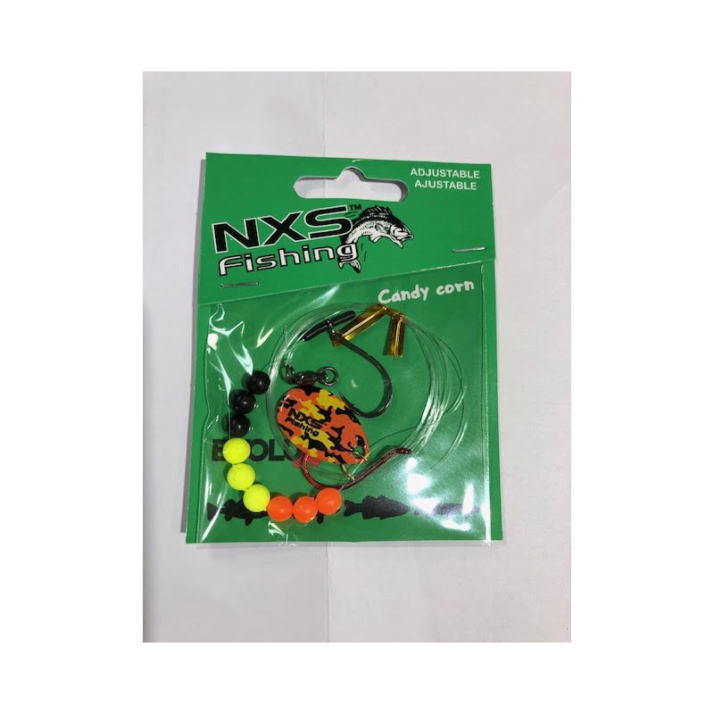 NXS EvoluX walleye Harness Candy corn NXS Spoons