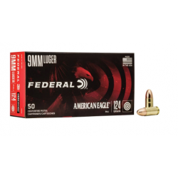 Federal 9mm x 19 124 gr FMJ Federal ( American Eagle) Federal ( American Eagle)