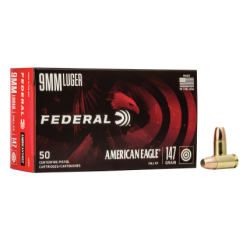 Federal 9mm x 19 147 gr FMJ Federal ( American Eagle) Federal ( American Eagle)