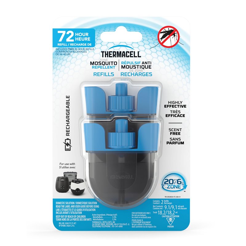 Thermacell Rechargeable Mosquito Repellent Refills - 72 hour