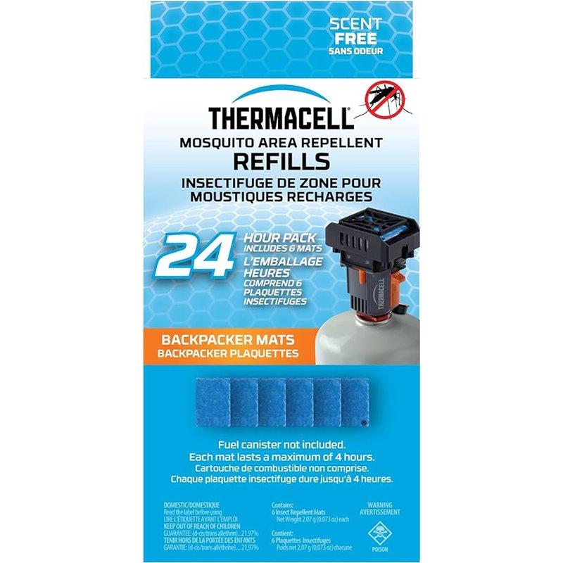 Thermacell Backpacker Mats Refill- 24 Hours