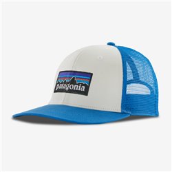 Patagonia P-6 logo Trucker Hat Vessel Blue - OS