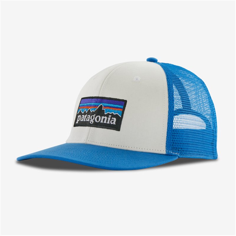 Patagonia P-6 logo Trucker Hat Vessel Blue - OS Patagonia Hats