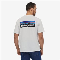 PATAGONIA-M P-6 LOGO RESPONSIBILI-TEE WHITE