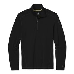 Smartwool M's Base Layer 1/4 zip Black color Smartwool Tops