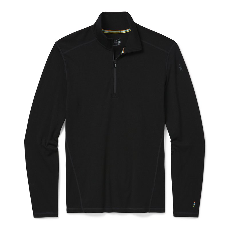 Smartwool M's Base Layer 1/4 zip  Black color