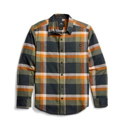 Sitka Ashland Light Flannel Olive Green Fall Plaid Sitka Tops