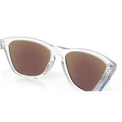 Oakley Frogskins Crystal Clear W Prizm Sapphire Iridium