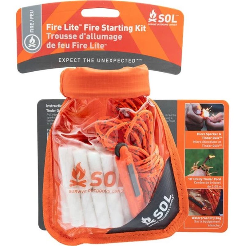 SOL-FIRE LITE KIT IN DRY BAG