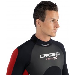 Cressi Med X 2.5mm Homme Noir/Rouge Cressi Magasiner tout