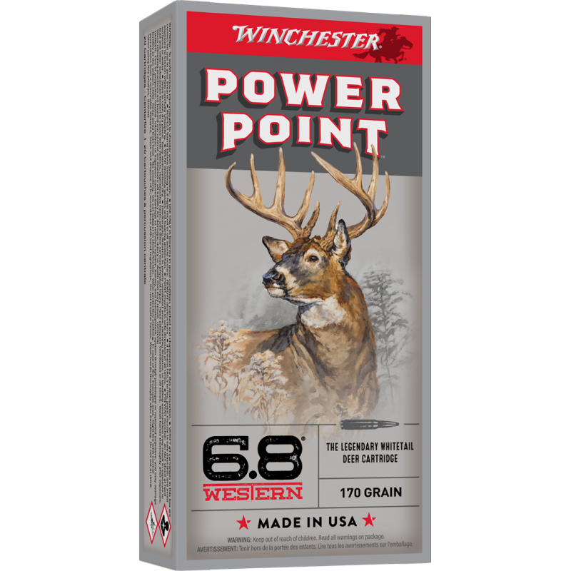 Winchester Super X 6.8 Westerner 170 gr SP Winchester Ammunition Winchester