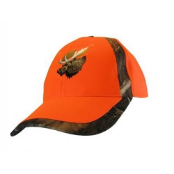 Cap w/Moose Orange/Camo  Clothing