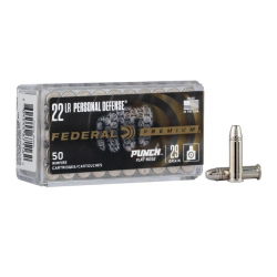 Federal Defence Punch 22lr 29 Gr FN Federal ( American Eagle) Cartouche à percussion annulaire